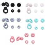 5 paires de bouchons d'oreille silencieux en boucle pour la r�duction du bruit dormir silicone natation ...