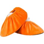 5 paires de surchaussure couvre, convient aux adultes avec des pointures 37 � 43 - orange