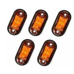 5 pcs feux de gabarit led latéral eclairage feux arrière avant led feu de gabarit position lumière orange ... 5 pcs feux de gabarit led latéral eclairage feux arrière avant led feu de gabarit position lumière orange ...