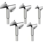 5 pcs forstner bois forets diam�tre 35 / 40 / 45 / 50 / 60mm carbure fraise forets pour fa�onnage trou ...