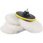 Jamais utilis�]5 pi�ces 150mm bonnets de polissage + disque de polissage �ponge de polissage en laine ...