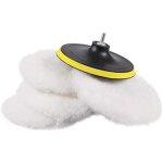 5 pi�ces 180mm laine polissage �ponge disque polissage tampons de polissage pour machine � polir machine ...