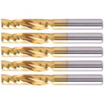 5 pices 6x28x55mm professionnel cnc fraise en bout mtal spirale routeur peu accessoire pour aluminium ...