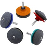 5 pi�ces aiguiseur de tondeuse, aiguiseur de couteau de tondeuse � gazon universel, aff�teur d'outil ...