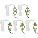 5 pi�ces filet de p�che printemps avec perles lumineuses nocturnes et cage � poissons