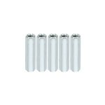 5 pices manchon m6 40mm, crou hexagonal crou long tige de hex standoff douille crou fixations filetes(m6 ...