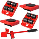 5 pices, outil de dplacement de meubles, roulettes pour meubles, deplace meuble, coussin rotatif  ...