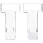 5 pices pince  ticket de stationnement voiture autocollant pare - brise porte - billet carte support ...