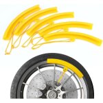 5 pi�ces protection de jantes voiture prot�ge jante voiture protecteur de jante de pneu de voiture protecteur ...