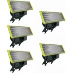 5 pi�ces rasoir lame compatible avec philips oneblade de remplacement one blade pro lames hommes