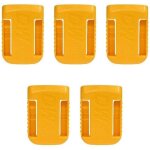 5 pi�ces support de batterie d'outils, tool support de batterie pour dewalt 18v, couvercle de la batterie ...
