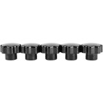 5 poign�es � bouton et �crou 7 �toiles avec noyau en laiton de 10 mm pour outils d'�quipement industriel ...