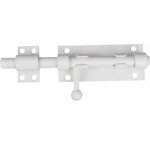 5 pouces verrou porte interieure loquet porte, blanc verrou porte exterieur targette de porte exterieur, ...