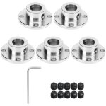 5 raccords � bride de 10 mm de diam�tre int�rieur pour arbre de guidage et axe de moteur de transmission ...