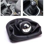 5 vitesses pommeau de levier de vitesse avec soufflet compatible pour peugeot 207 307 308 cc