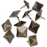 50 (19x19x20mm) clous de tapissier, clous d�coratifs en laiton, clous de tapissier vintage pour meubles, ...