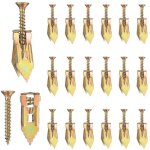 50 chevilles autoperceuses pour plaques de pl�tre avec vis autotaraudeuses haute r�sistance, pour une ...