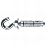 Index - crochet cheville pour fixation mi - lourdes - crochet - zamak m6 x 45 �12 - boite de 50