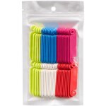 50 �tiquettes identification de c�ble, �tiquettes de c�bles multicolores, �tiquettes pour fils de marquage, ...