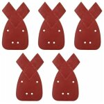 50 feuilles de papier abrasif pour ponceuse, grains 40 / 60 / 80 / 120 / 240, pour ponceuse black and ...