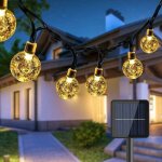 50 led 7m guirlande lumineuse exterieure, ampoule solaire boule, lumière etanche 8 m mdes pour le jardin ... 50 led 7m guirlande lumineuse exterieure, ampoule solaire boule, lumière etanche 8 m mdes pour le jardin ...