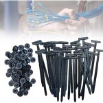 (50 pcs) serre cable, 2025 neu attaches autobloquantes universelles en nylon rivets en plastique pour ...