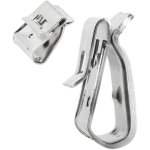 50 pi�ces clips de c�ble, serre - c�bles en acier inoxydable, sterilisateur bocaux conserves, fixation ...