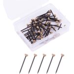 50 pi�ces clous de suspension solutions de suspension de photo cintres de cadre en pl�tre avec bo�te ...