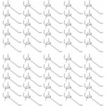 50 pices crochets pour panneau perfor, crochets pour tagres murales pour affichage panneau perfor ...