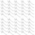 50 pi�ces crochets pour panneau perfor�, crochets pour �tag�res murales pour affichage panneau perfor� ...
