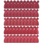 50 pices feuilles abrasives feuille de ponage 10 x grains 40 / 60 / 80 / 120 / 240 papier abrasif triangles ...