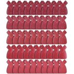 50 pices feuilles abrasives feuille de ponage 10 x grains 40 / 60 / 80 / 120 / 240 papier abrasif triangles ...