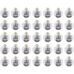 50 pi�ces mini led lumi�res ballons, papier lumi�res lumi�re boule lampe pour d�corations de f�te de ...