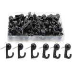 50 pi�ces punaise noir, punaise murale, punaise de lit, punaises tableau li�ge, brancher, anti punaises ...