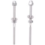 50 pi�ces tendeur de c�ble garde - corps main courante en acier inoxydable, embout goujon filet� pour ...