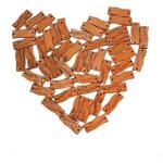 50 set � la main en bois label / boutons holzkn�pfe adeptes de bouclier � la main made couture de couture ...
