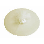 50 voiles de tulle pour drag�es de mariage organza rond mariages bapt�mes graduations drag�es beige