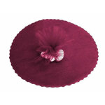 50 voiles de tulle pour drag�es de mariage organza rond mariages bapt�mes graduations drag�es bordeaux ...