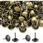 500 pices clous  tapissier, tapisserie d'ameublement dcorative robuste 17x11 mm - crea