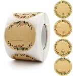 500 pi�ces �tiquettes adh�sives, autocollants pour pots de confiture de 5 cm, peuvent �tre utilis�s pour ...