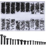 500 pi�ces kit de vis, vis � t�te frais�e, vis micro de kits d'outils de r�paration pour la r�paration ...
