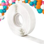 500pcs colle ballon, 5 rouleaux colle ballon, pastilles adh�sives double face pour ballon, amovible autocollan ...