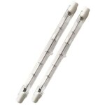 500w tube r7s 118mm halog�ne dimmable blanc chaud 2800k ampoule crayon r7s lin�aire 11000lm ac 200 - ...