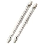 500w tube r7s 118mm halog�ne dimmable blanc chaud 2800k ampoule crayon r7s lin�aire 11000lm ac 200 - ...