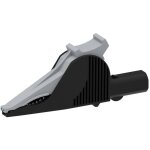 5066 - iec - cd1 - n pince crocodile enfichable 4 mm cat iii 1000 v, cat iv 600 v noir - electro pjp