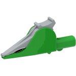 5066 - iec - cd1 - v pince crocodile enfichable 4 mm cat iii 1000 v, cat iv 600 v vert - electro pjp