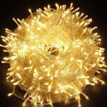50m guirlande lumineuse ext�rieur 500 led lumiere blanc chaud, 8 modes d'�clairage int�rieur, d�coration ...