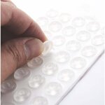 50pcs patin protection transparent, auto - adh�sif patin silicone doux sans trace transparente adh�sifs ...