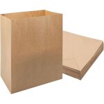 50pcs sac kraft, sac papier kraft sac papier sachet papier kraft sac kraft avec poign�e sachet kraft ...