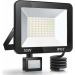 D�stockage 50w projecteur led exterieur detecteur de mouvement, ip67 �tanche spot led avec d�tecteur, ...